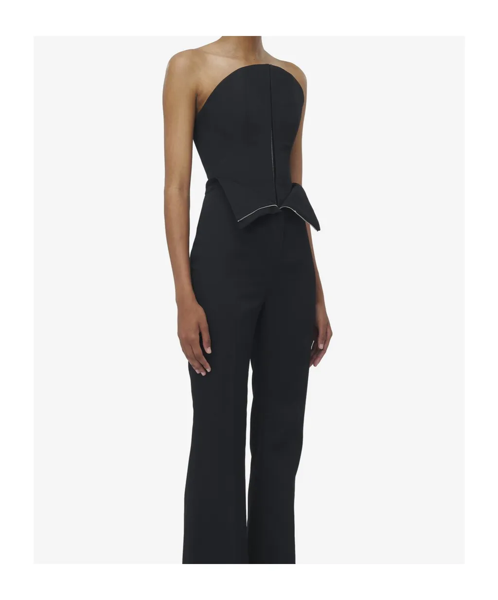 Zipped Corset Top
