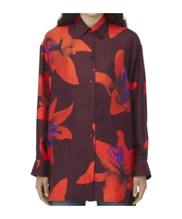 Floral Printed Buttoned Shirt