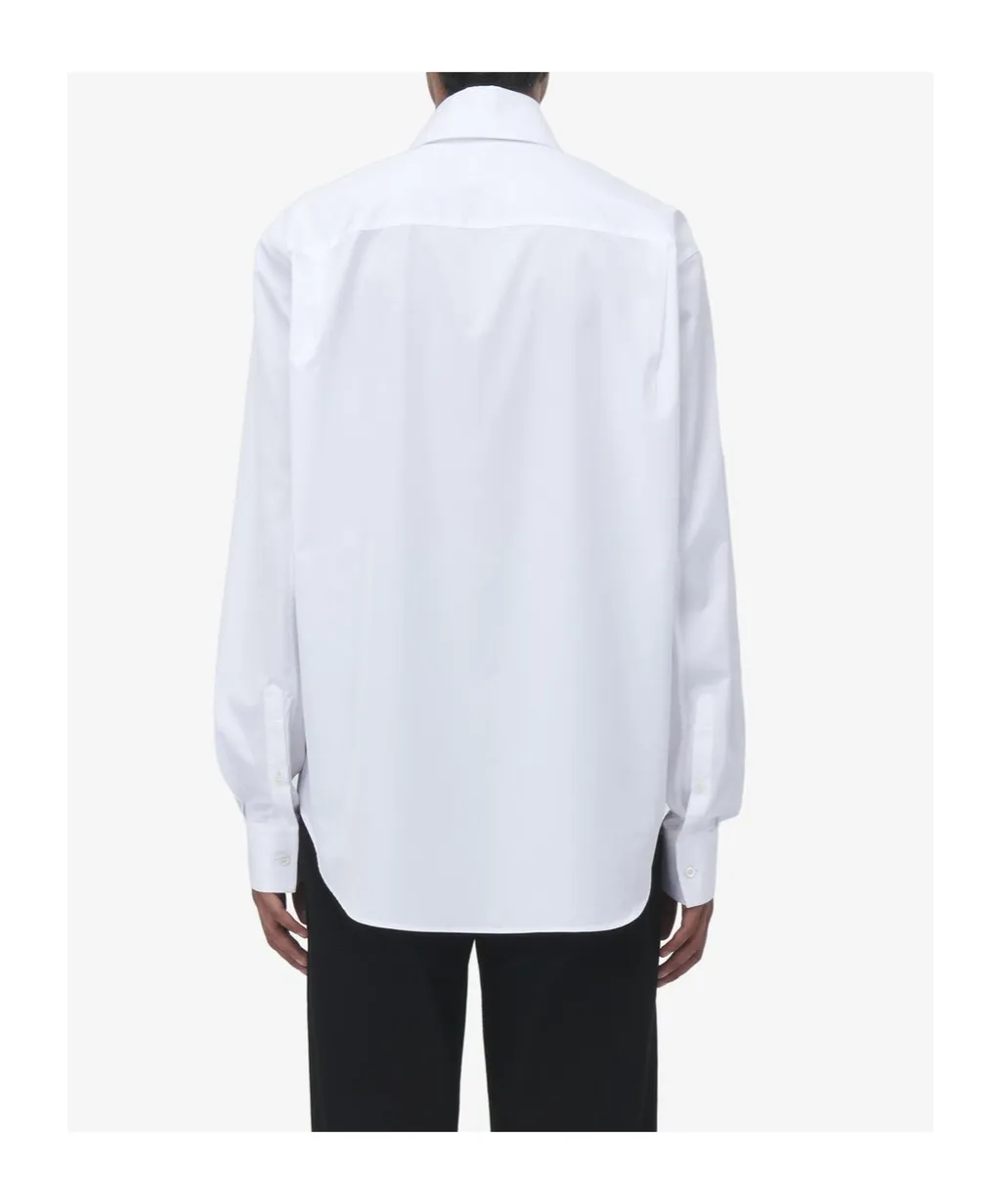 Long Sleeved Skull Embroidered Shirt