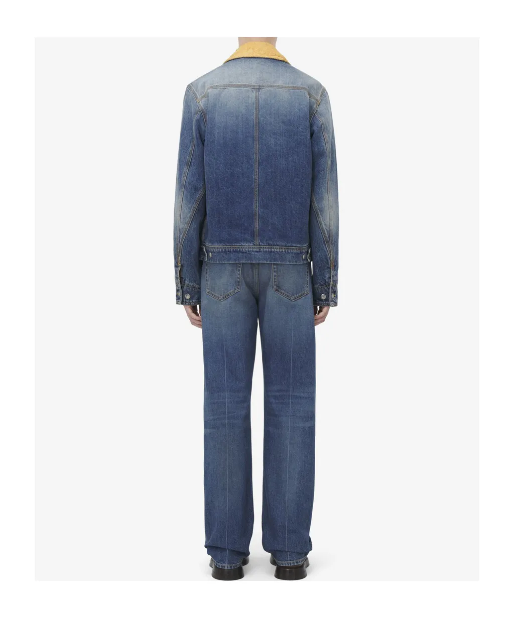 Zip-Up Denim Jacket