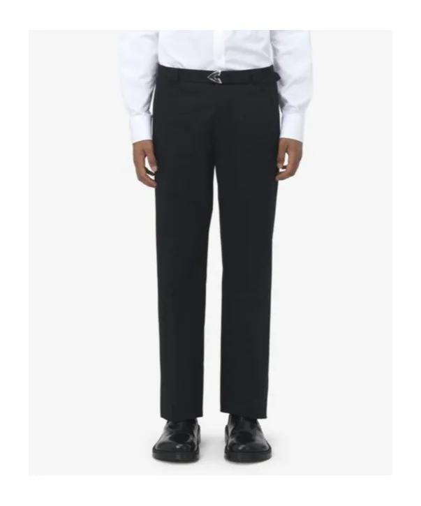 Straight-Leg Tailored Trousers