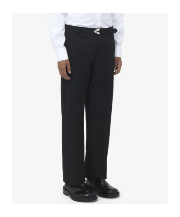Straight-Leg Tailored Trousers