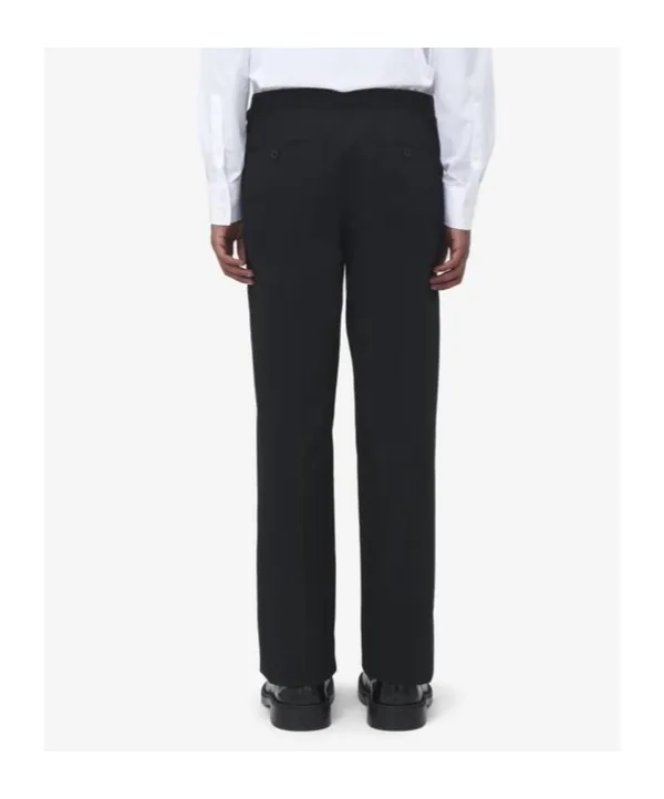 Straight-Leg Tailored Trousers
