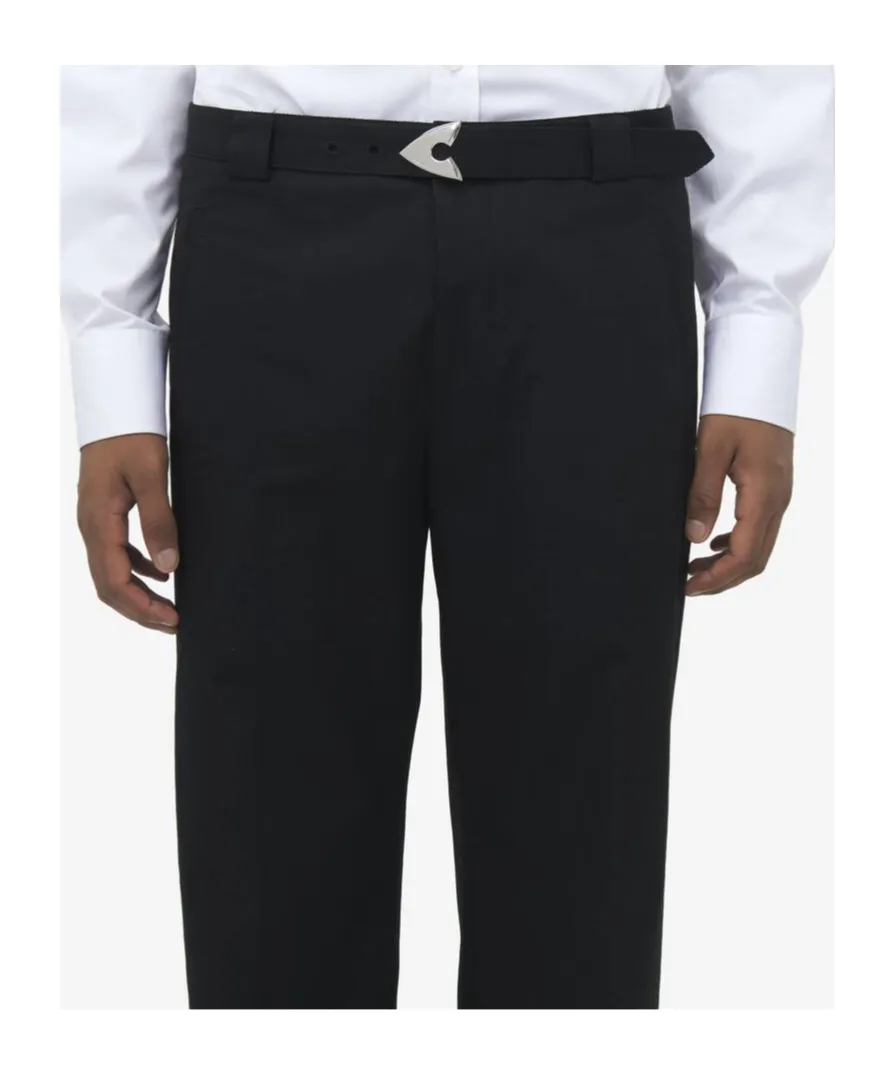Straight-Leg Tailored Trousers