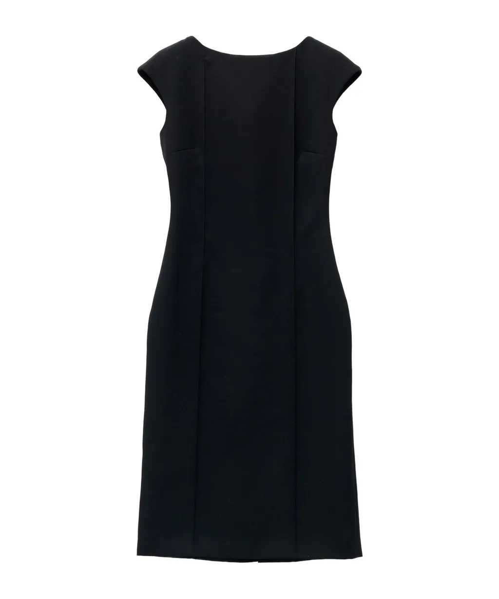 Crewneck Sleeveless Mini Dress
