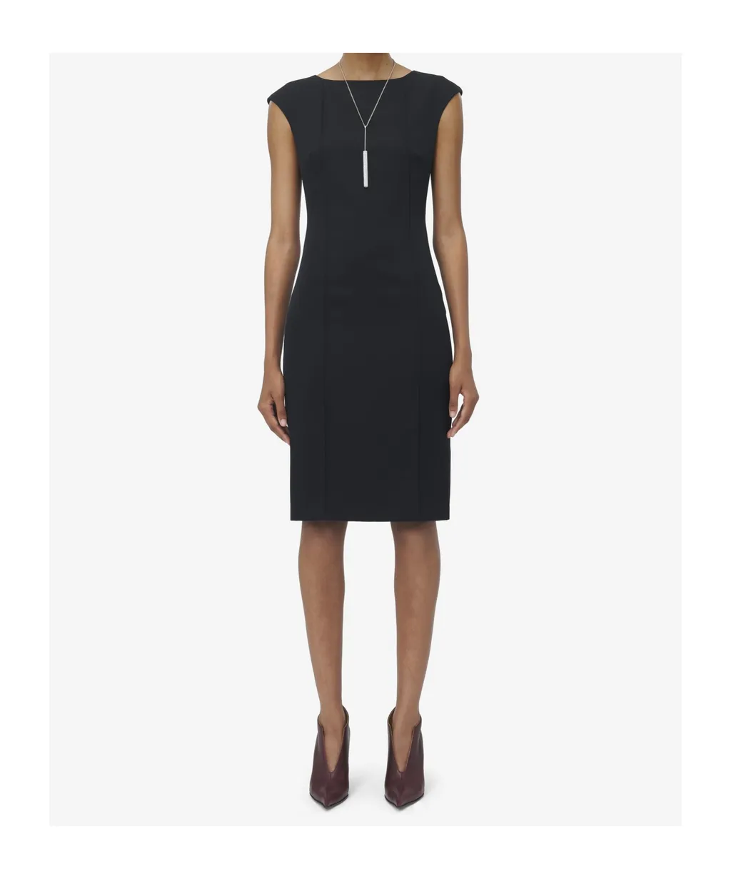 Crewneck Sleeveless Mini Dress
