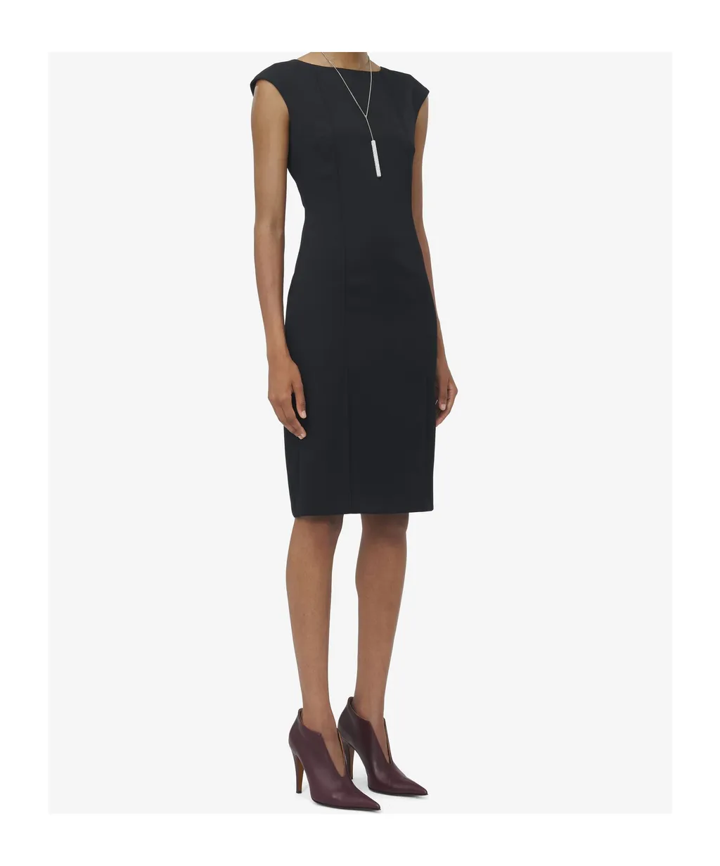 Crewneck Sleeveless Mini Dress