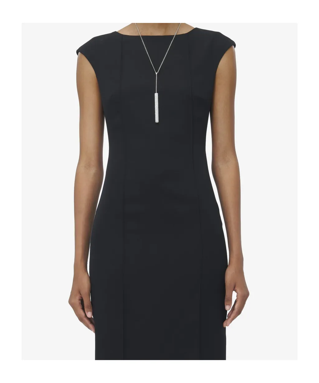 Crewneck Sleeveless Mini Dress