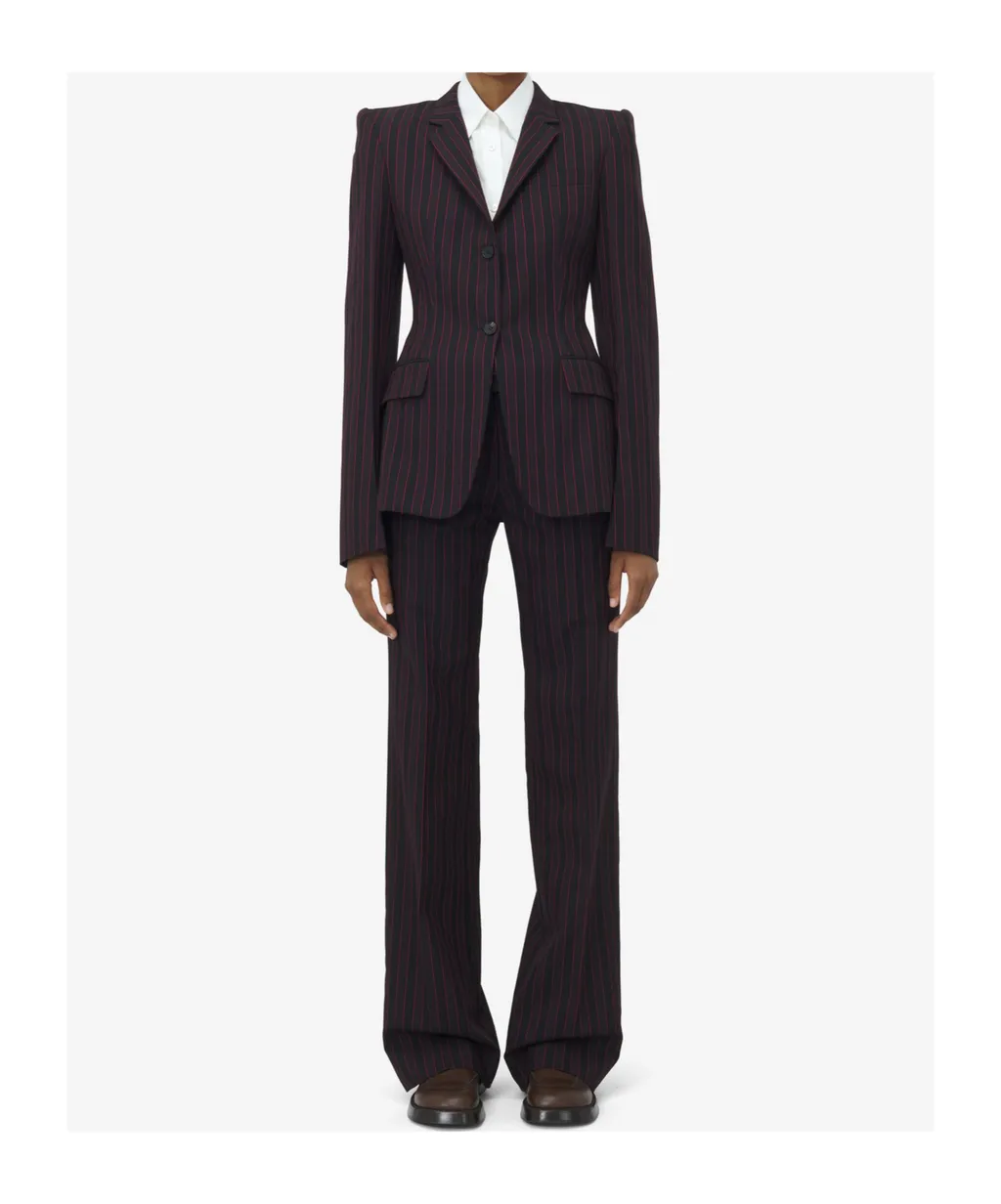 Pinstriped Blazer