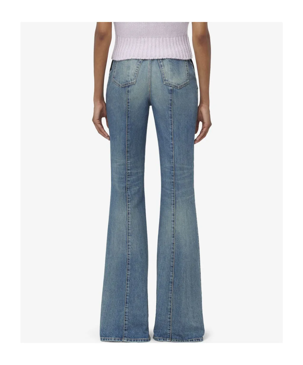 Fold Over Waist Jeans
