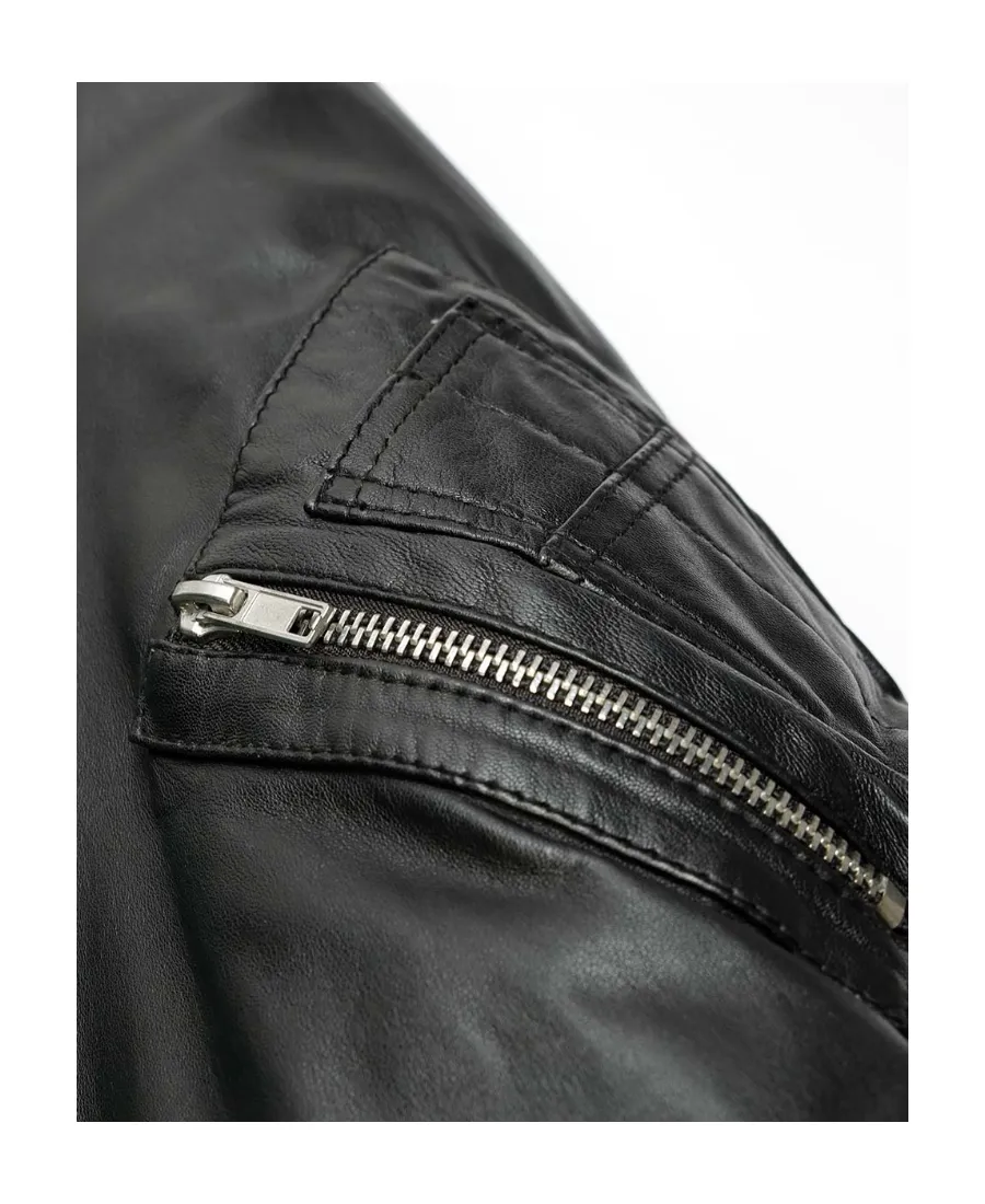 Stitching Detail Baseball Coat