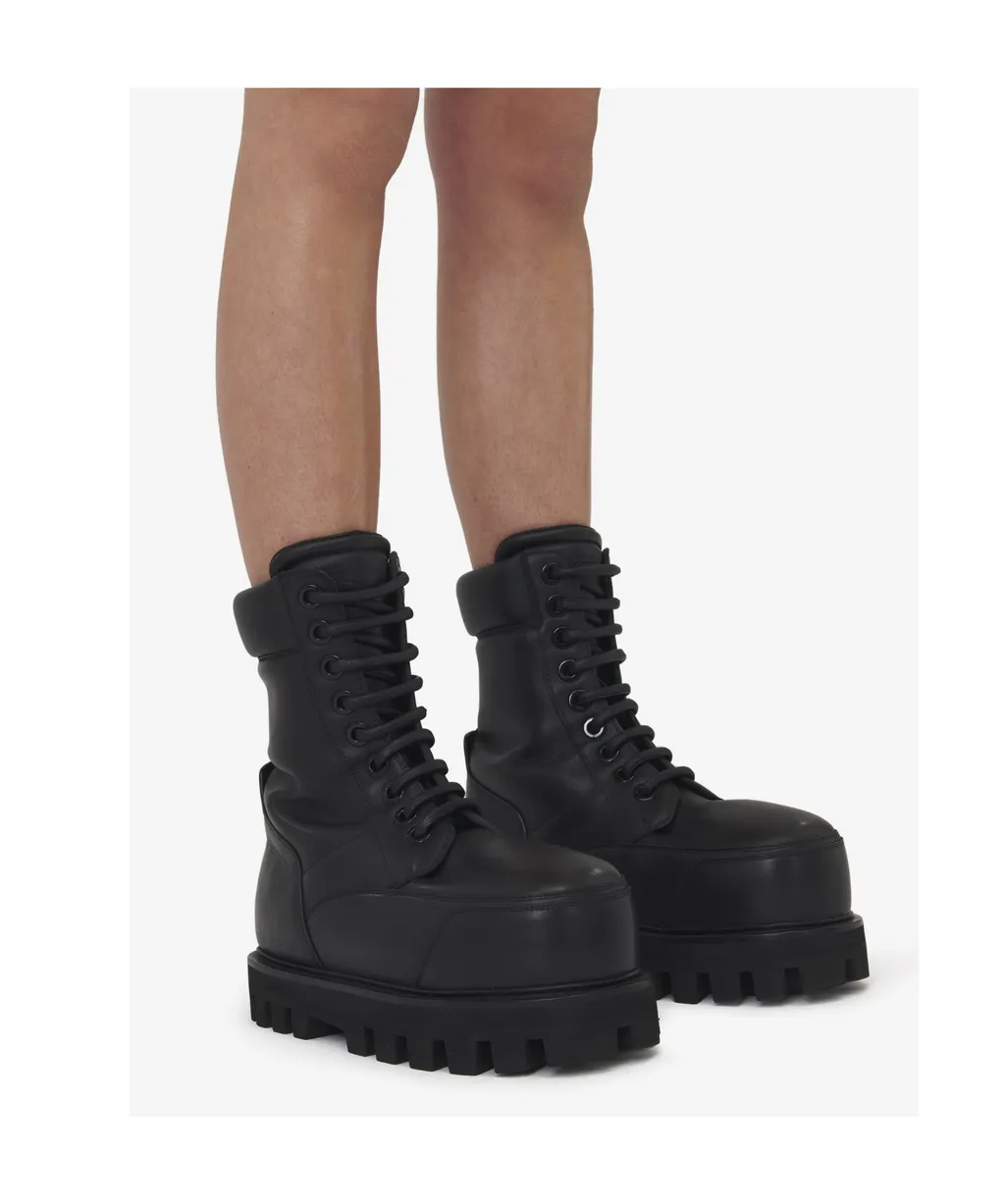 Parachute Lace-Up Ankle Boots