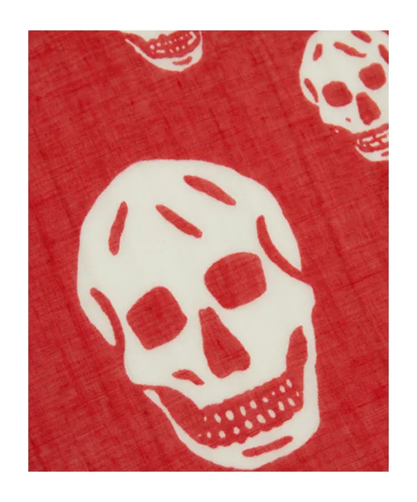 Skull Print Scarf