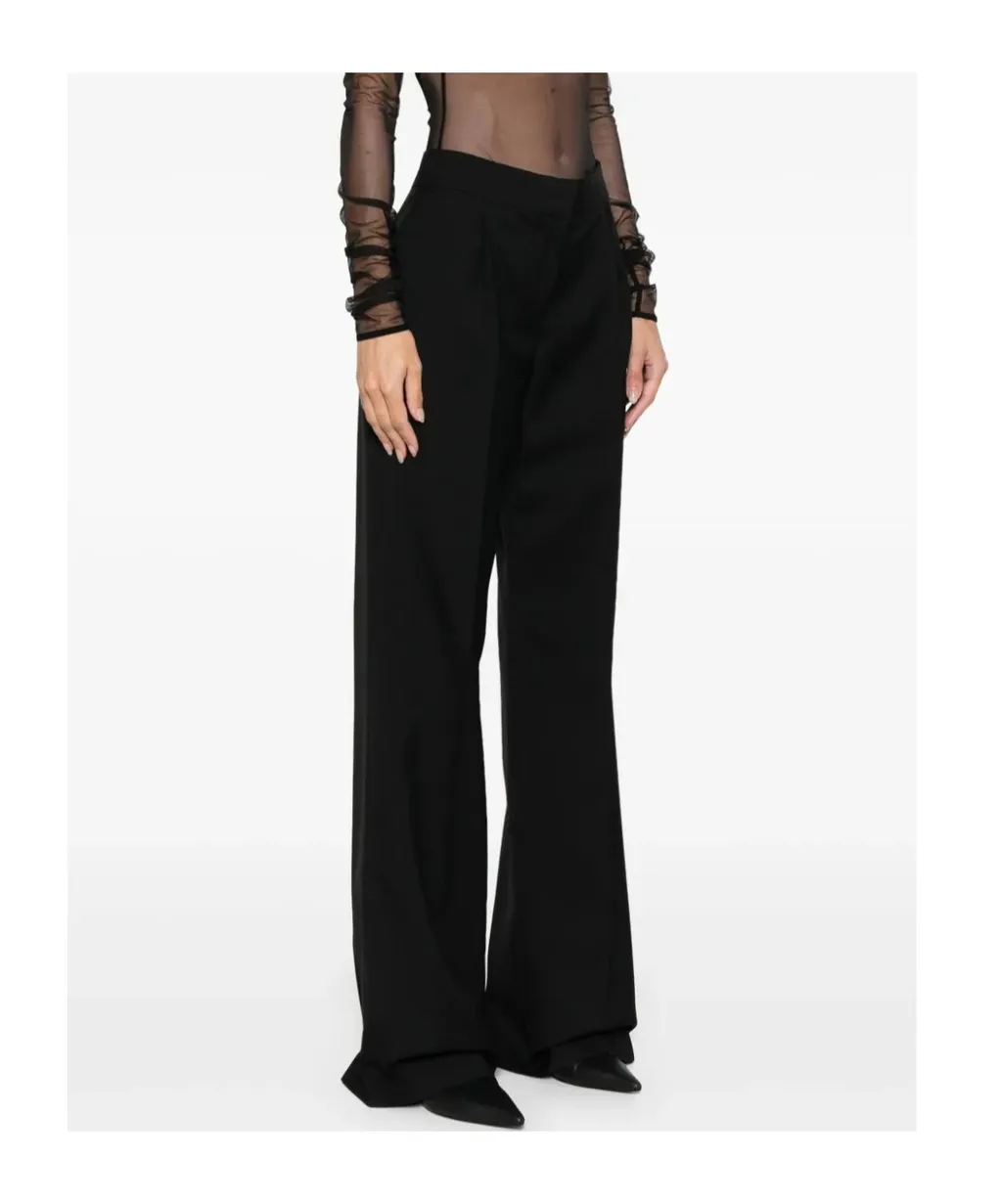 Pleat-Detail Trousers
