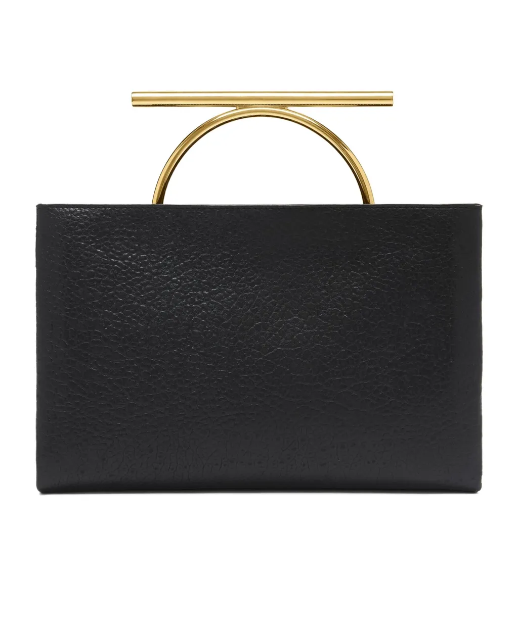 Handbag With Metal Handle
