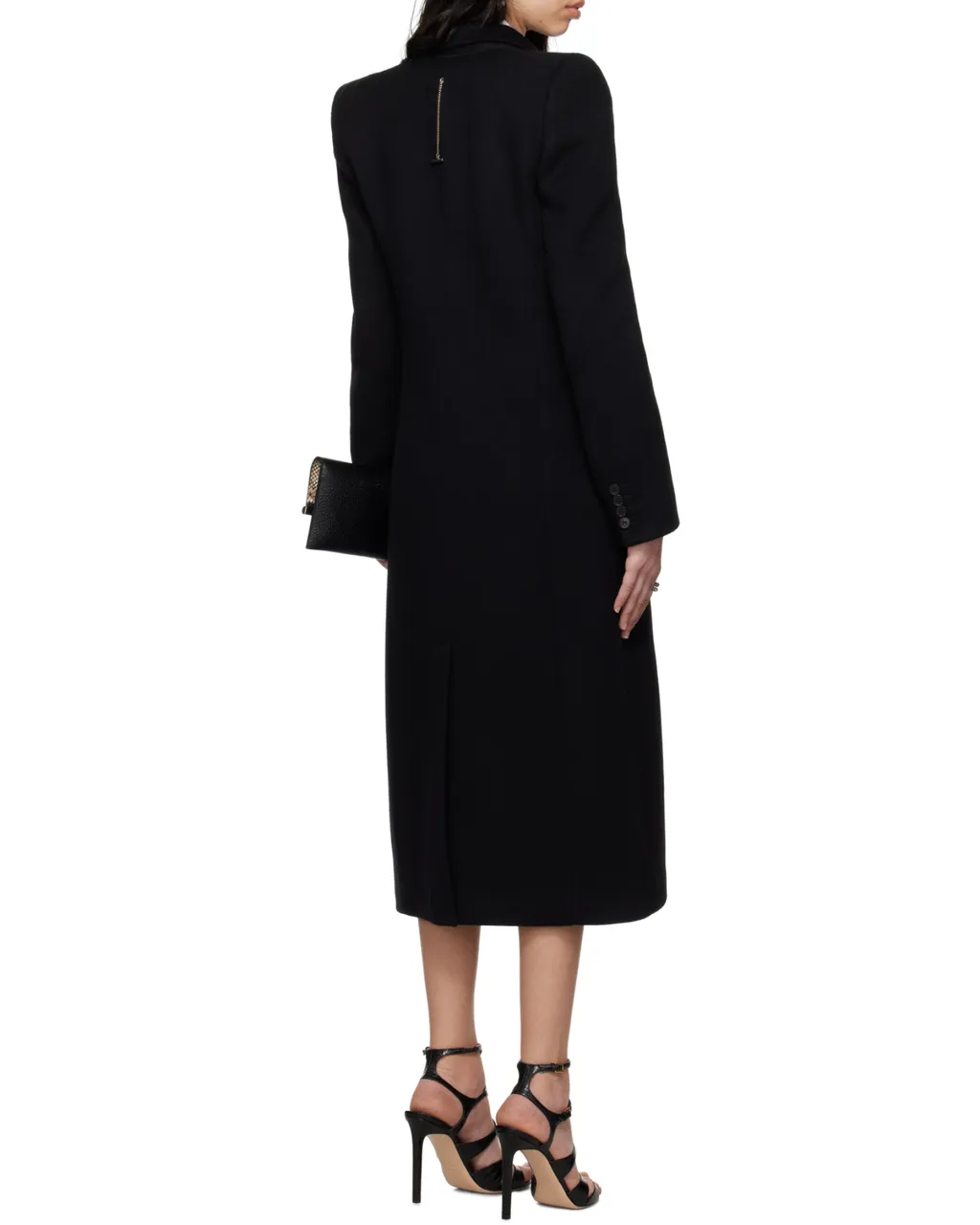 Stacked Shoulder Tailored Coat