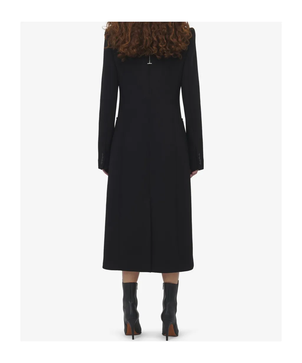 Stacked Shoulder Tailored Coat