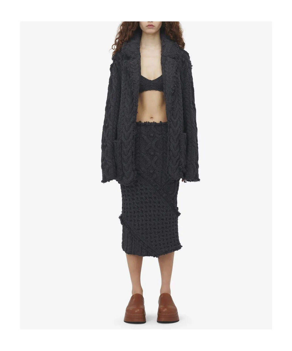 Cable-Knit Cardigan