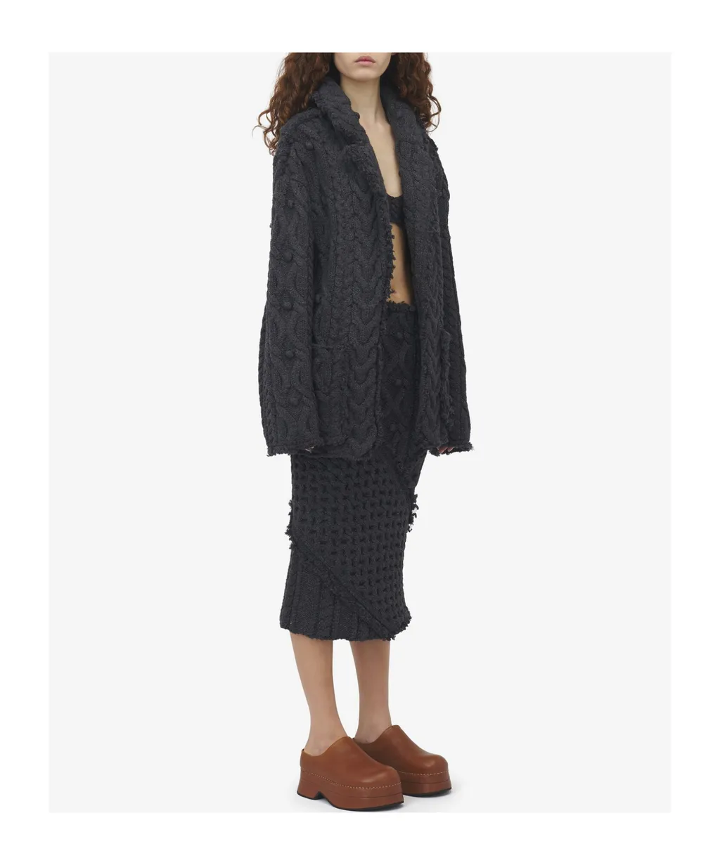 Cable-Knit Cardigan