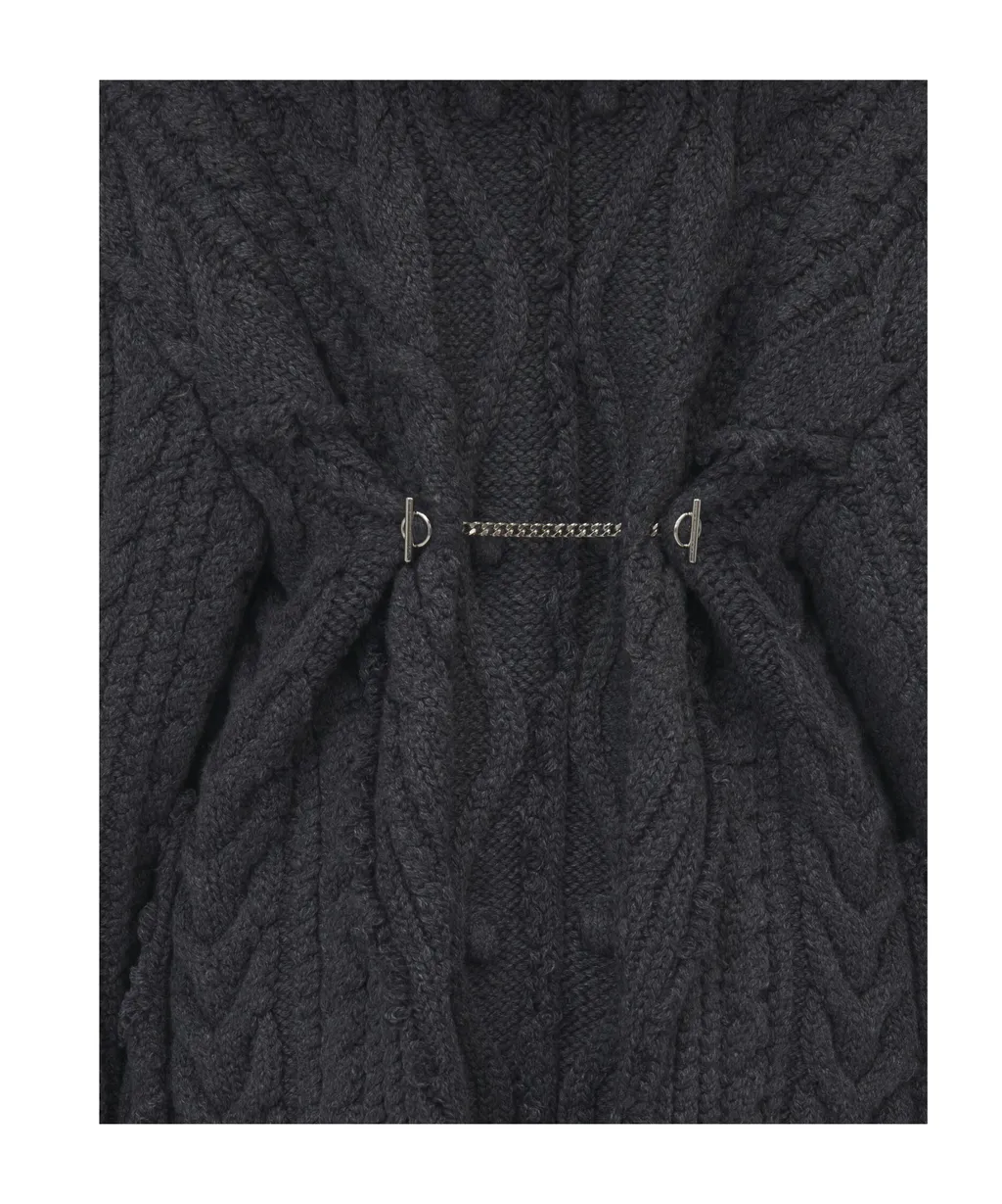 Cable-Knit Cardigan