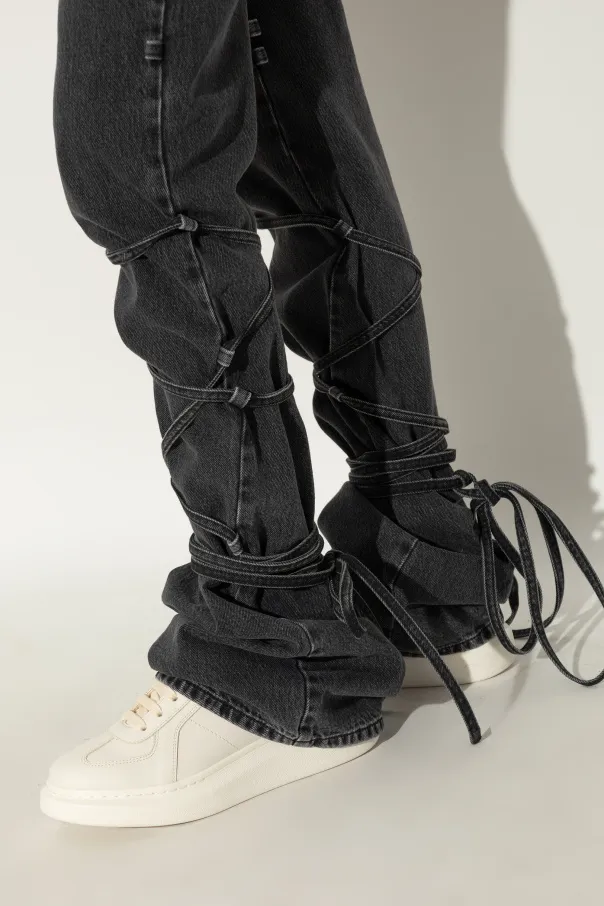Oversized Lace-Up Sneakers