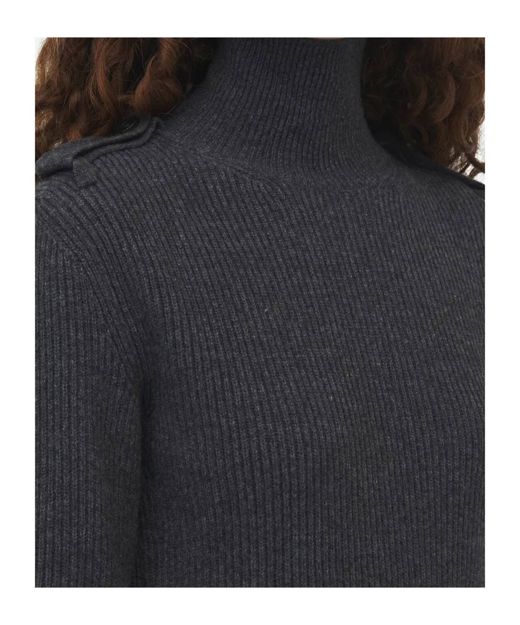 Ribbed Knit Mini Dress