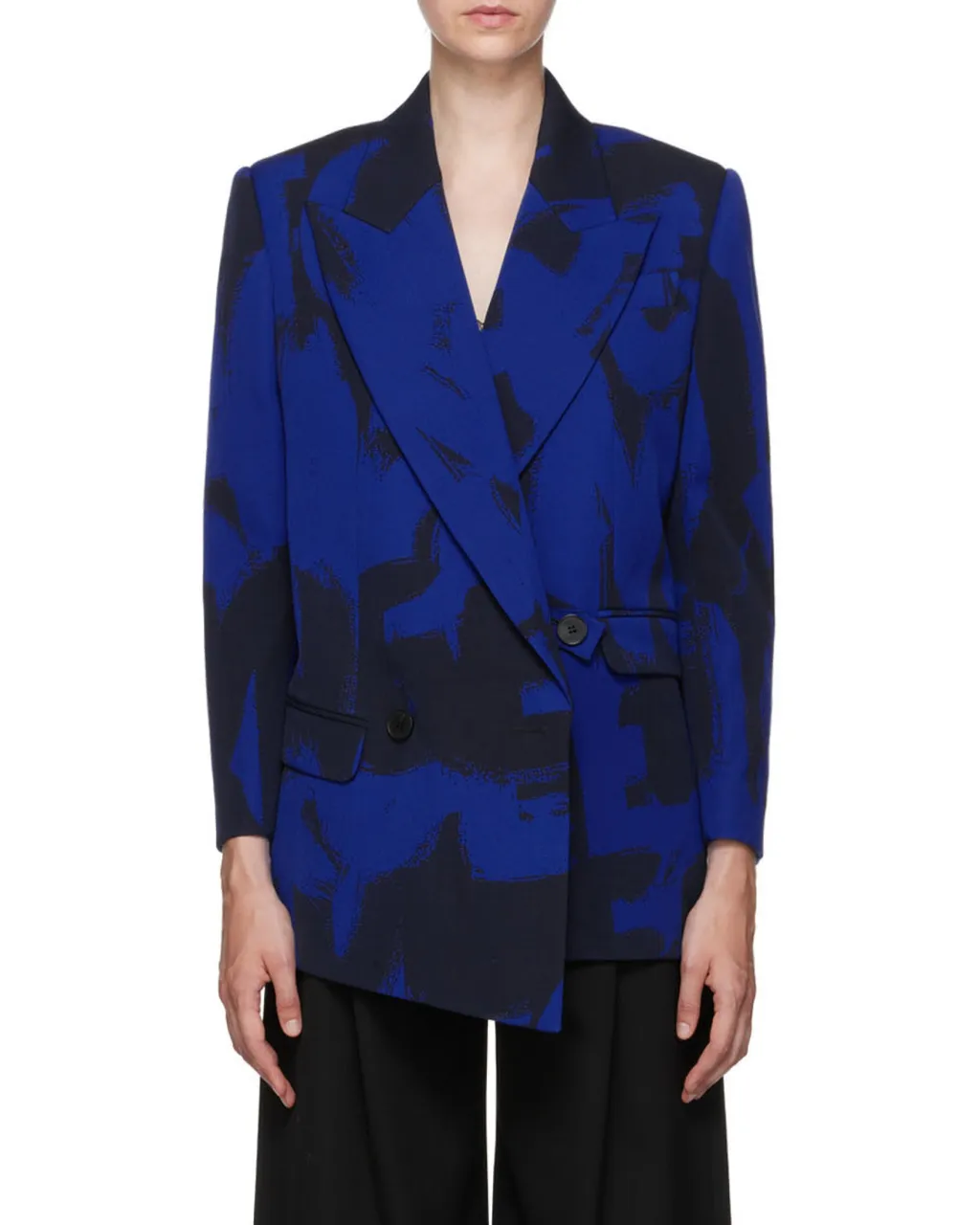 Double-Breasted Wool Blazer