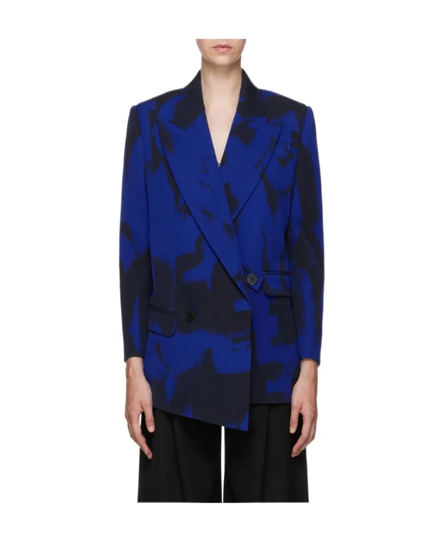 Double-Breasted Wool Blazer