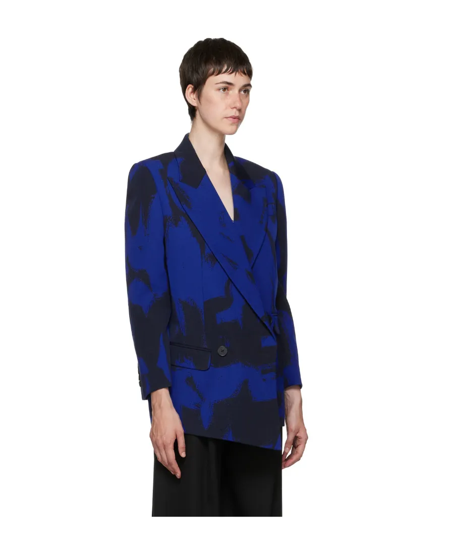 Double-Breasted Wool Blazer