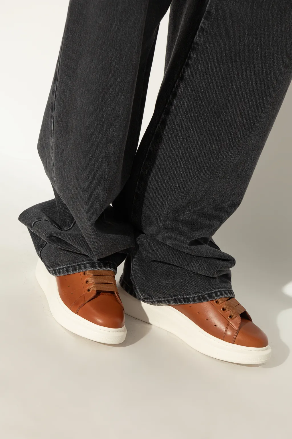 Oversized Lace-Up Sneakers