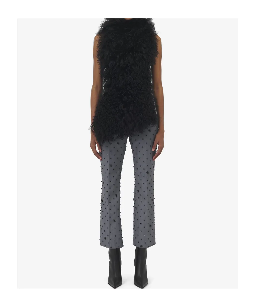 Shearling Sleeveless Top