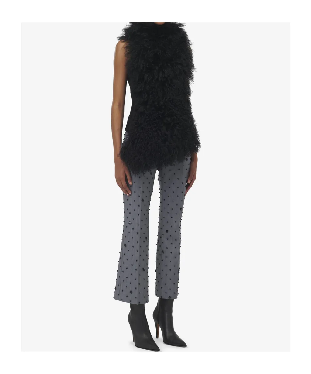 Shearling Sleeveless Top
