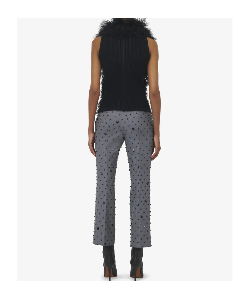 Shearling Sleeveless Top