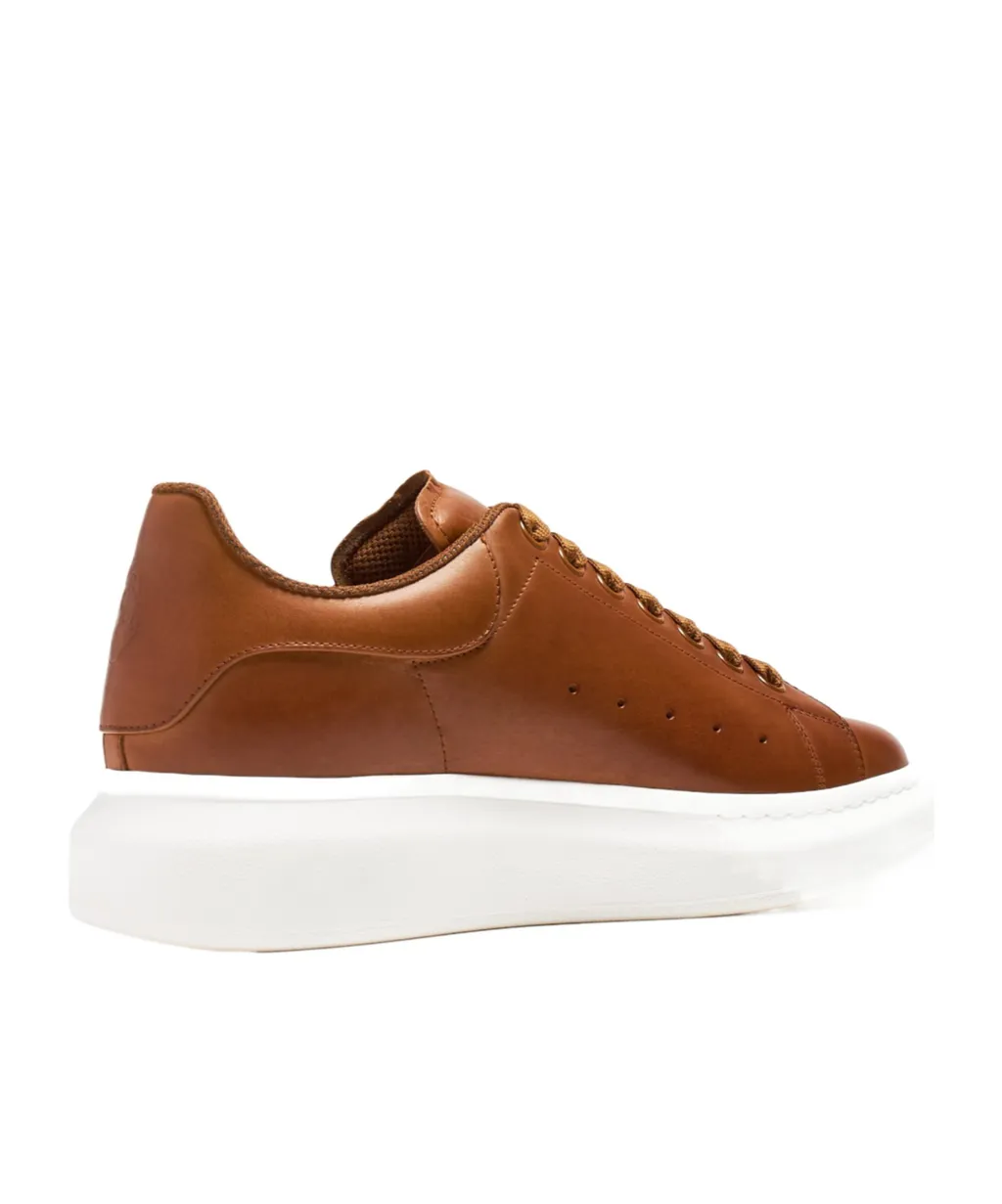 Oversized Retro Lace-Up Sneakers