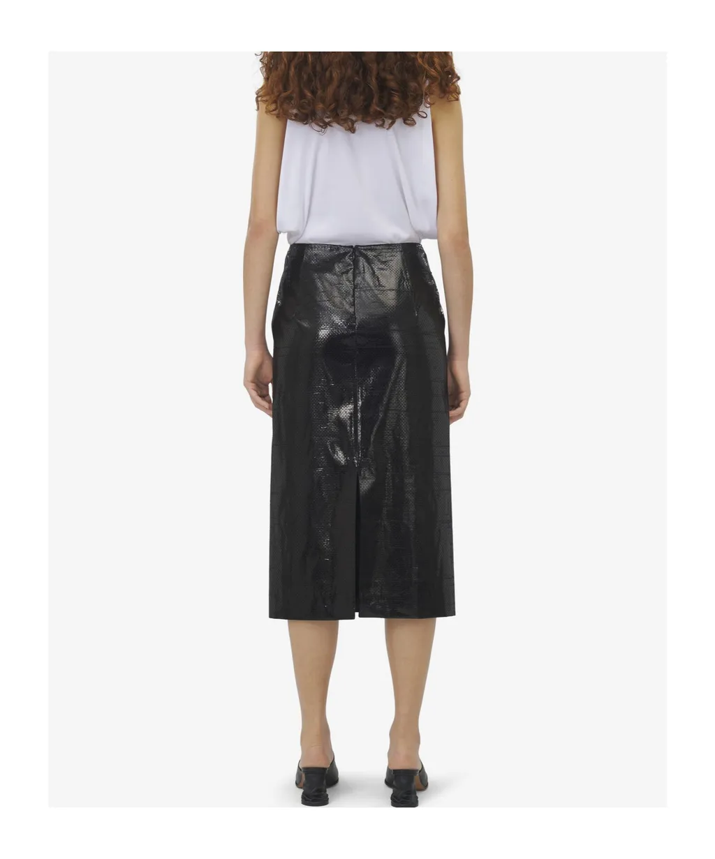 Tarpaulin Pencil Skirt