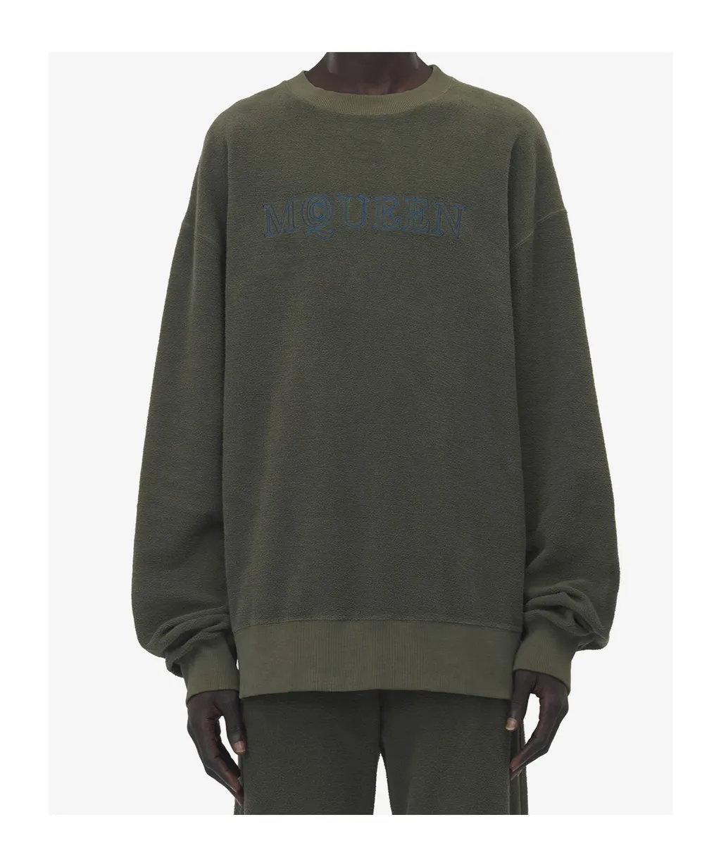 Logo Embroidered Crewneck Sweatshirt