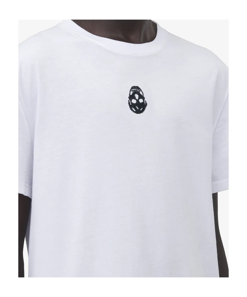 Skull Embellished Crewneck T-Shirt