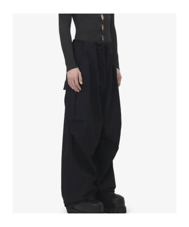 Pleated Cargo Trousers