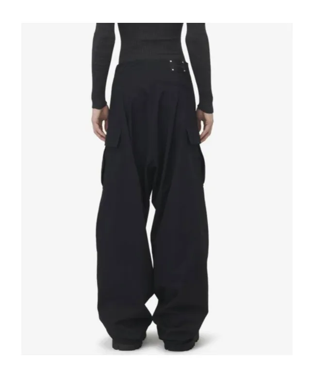 Pleated Cargo Trousers