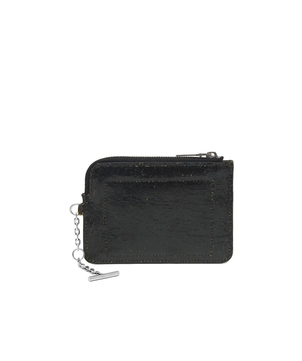 Logo Printed Zipped Wallet