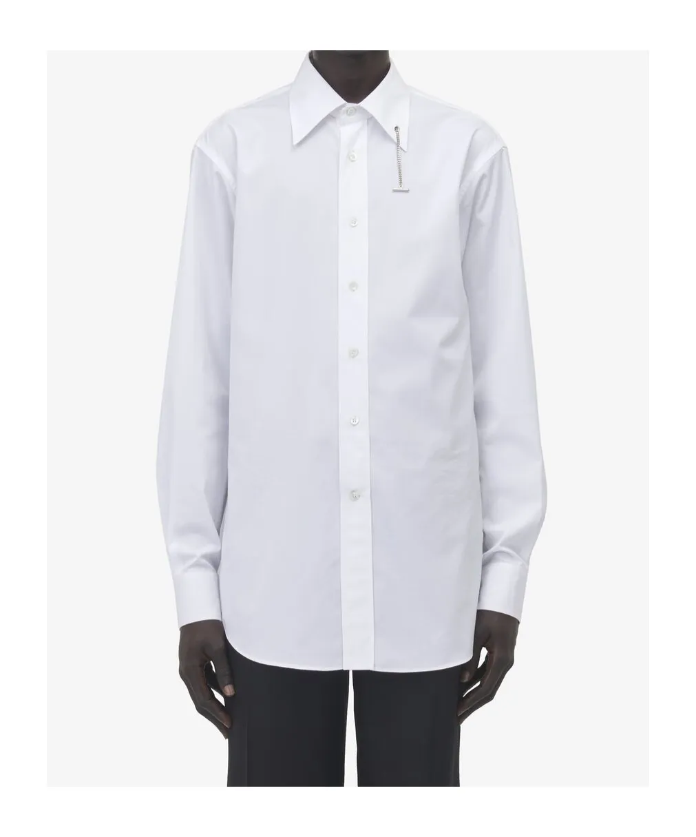 Cross-Bar Chain Shirt