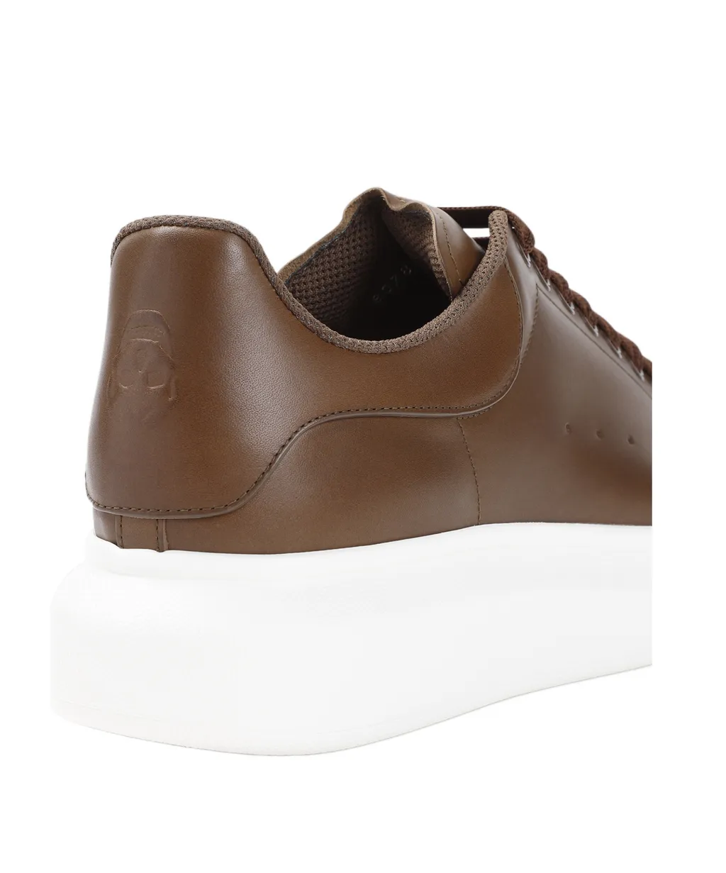 Round Toe Lace-Up Sneakers