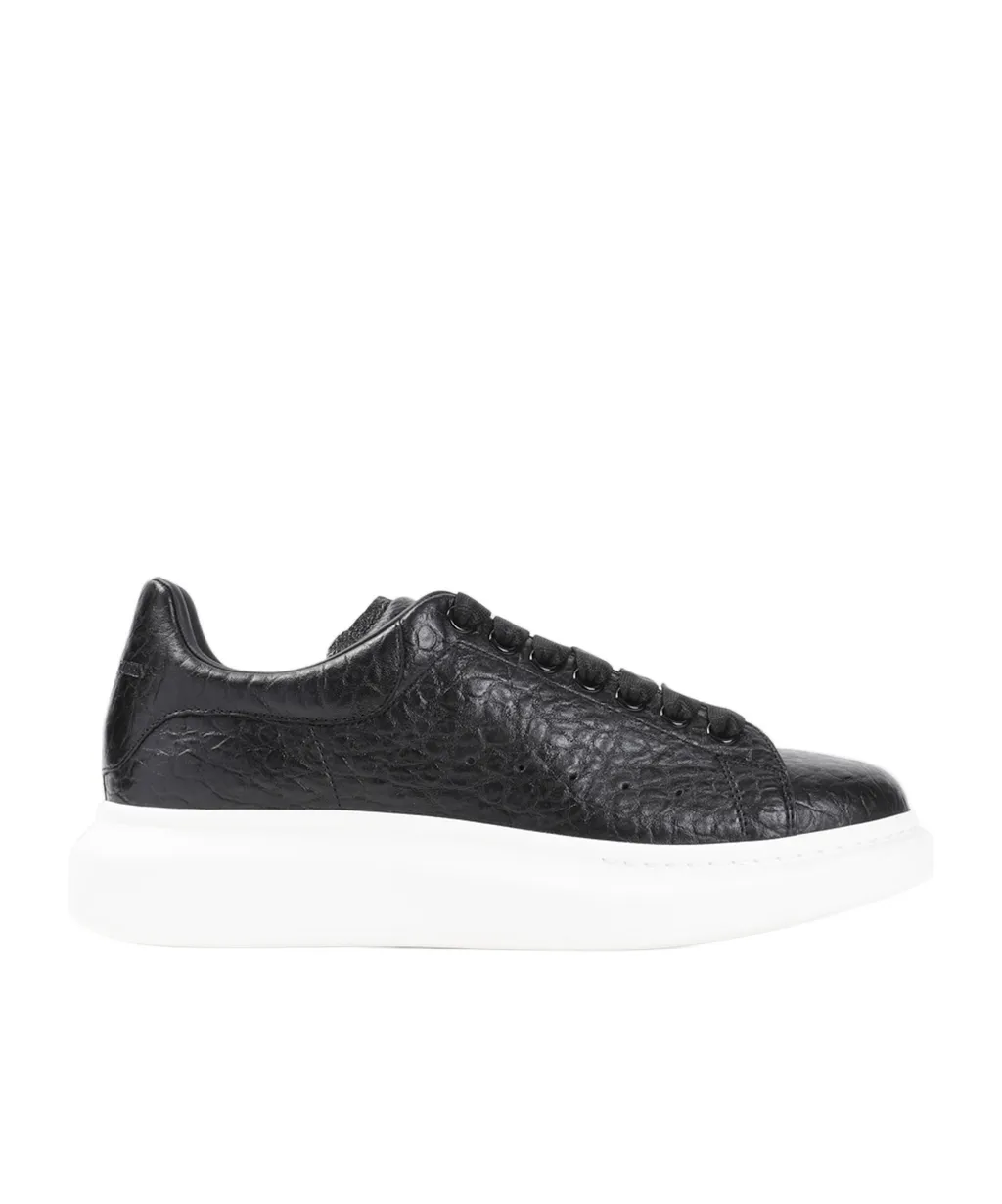 Round Toe Lace-Up Sneakers