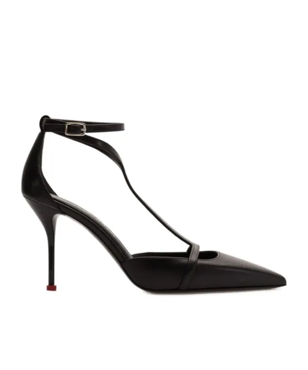 90Mm Leather Pumps