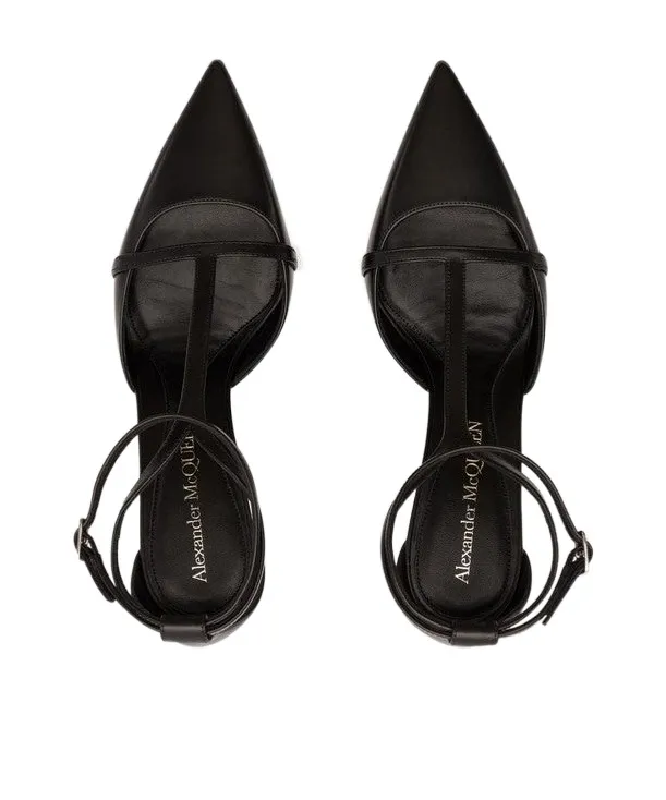 90Mm Leather Pumps
