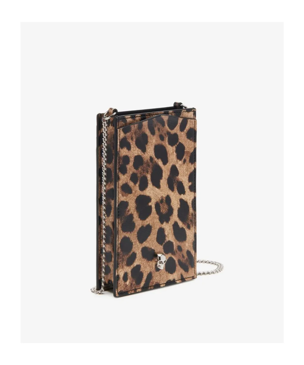 Skull Leopard Printed Phone Case