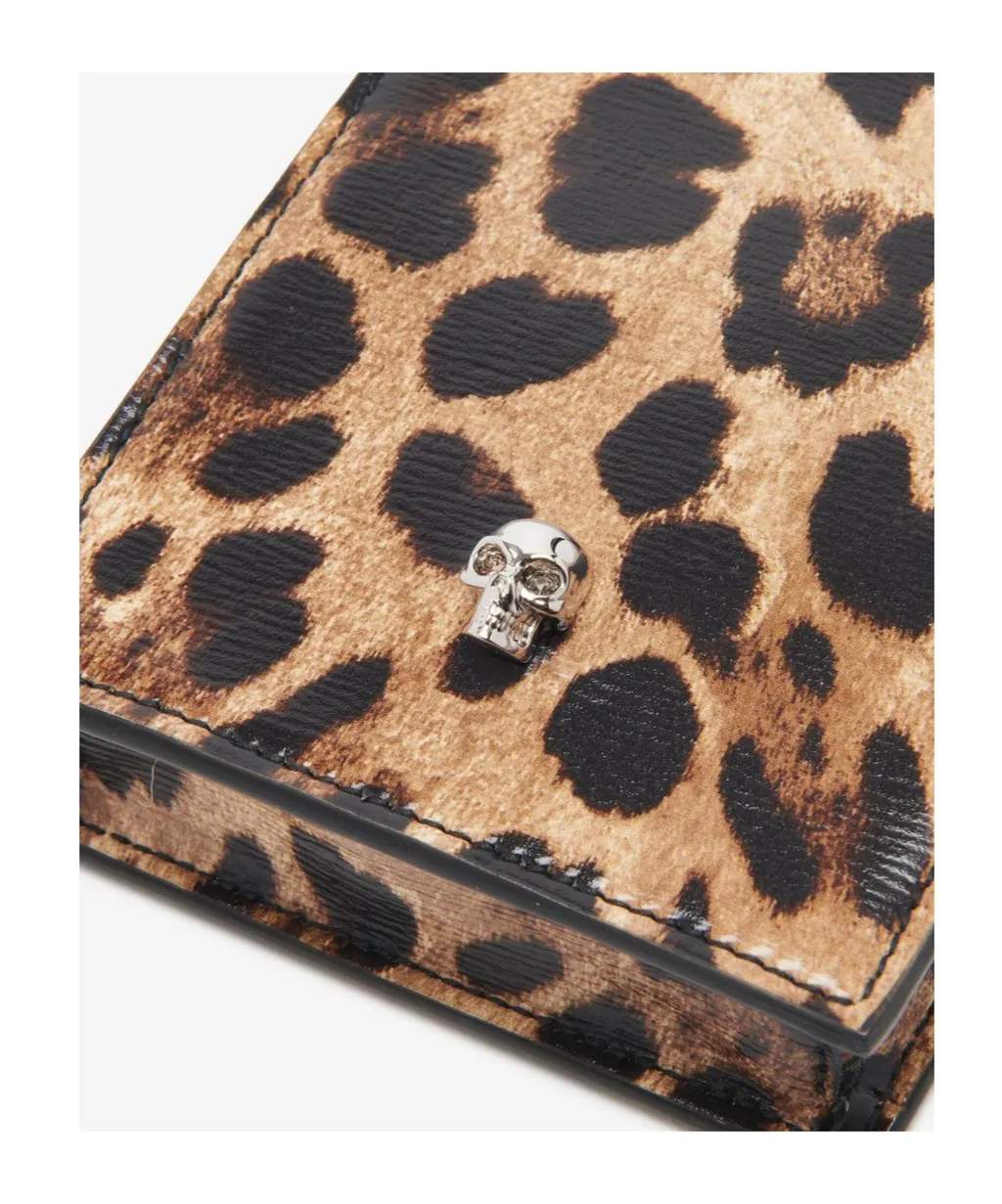 Skull Leopard Printed Phone Case