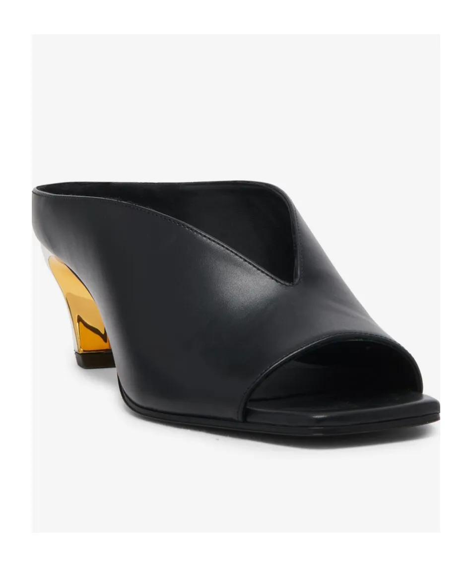 Open-Toe Slip-On Mules