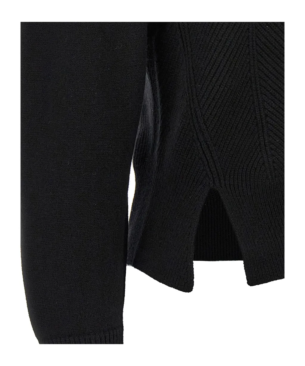 Chevron Corset Crewneck Jumper