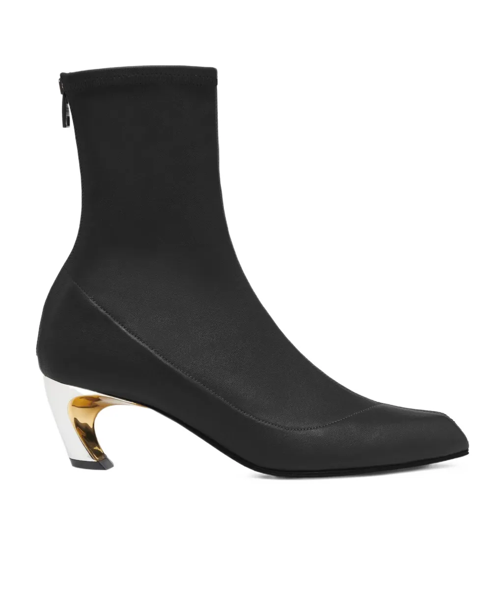 Pointed-Toe Ankle Boots
